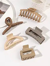 5/10/20/30pcs Beige Mixed Pack Small Clips, Cute Girl Accessories - Perfect for Daily Use & Special Occasions