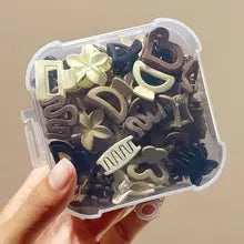 5/10/20/30pcs Beige Mixed Pack Small Clips, Cute Girl Accessories - Perfect for Daily Use & Special Occasions