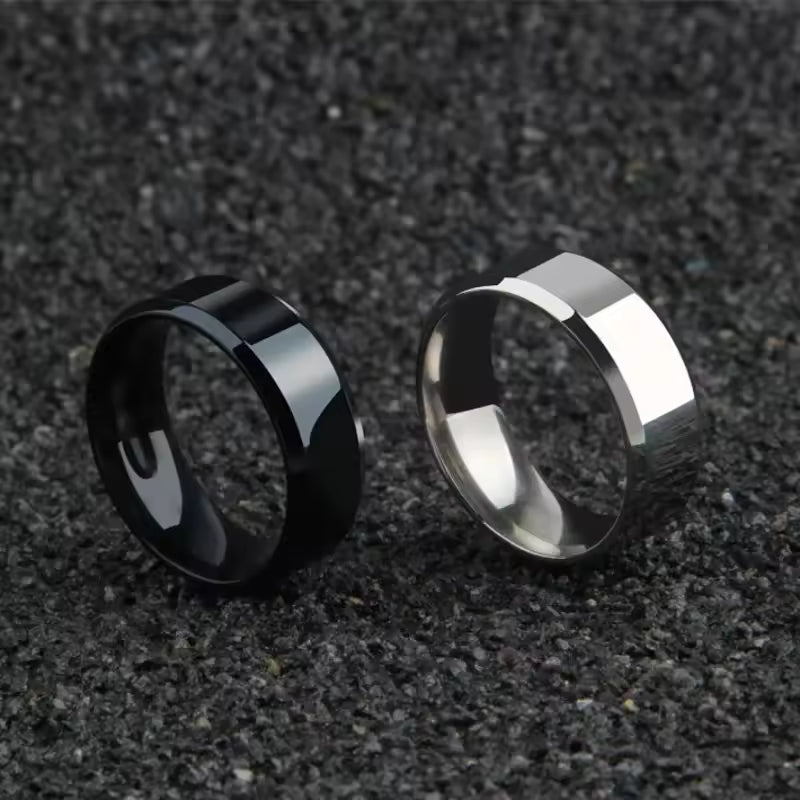 3PCS Black Ring Joint Finger Chain Adjustable Jewellery Anne aux for Men Women Gothic Anillos Aesthetic Anel Trend Accessories