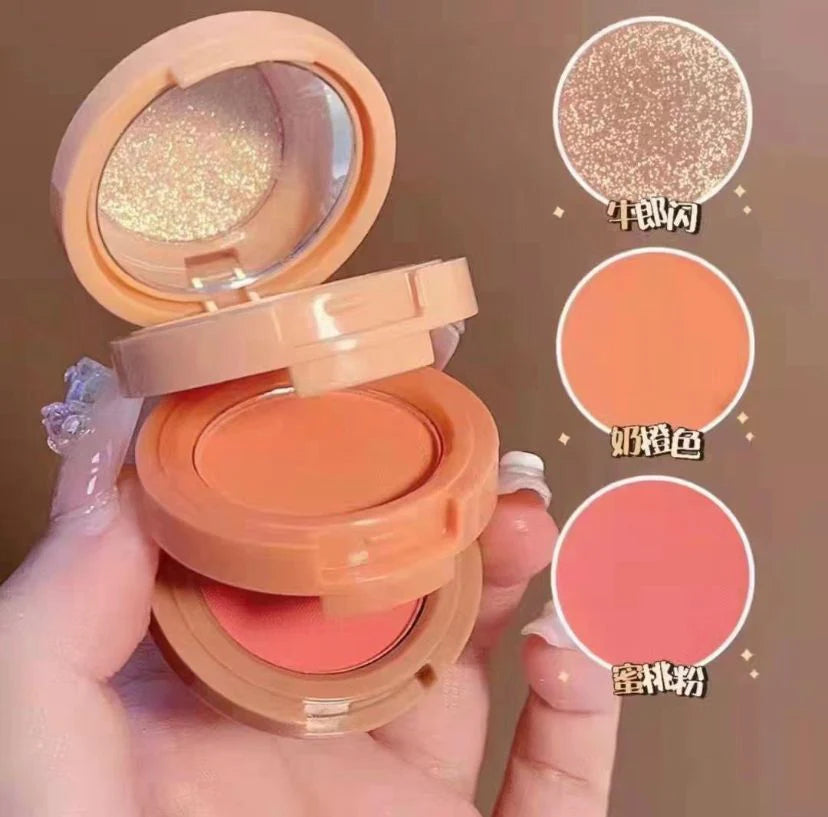 3 In 1 Highlighter & Blusher