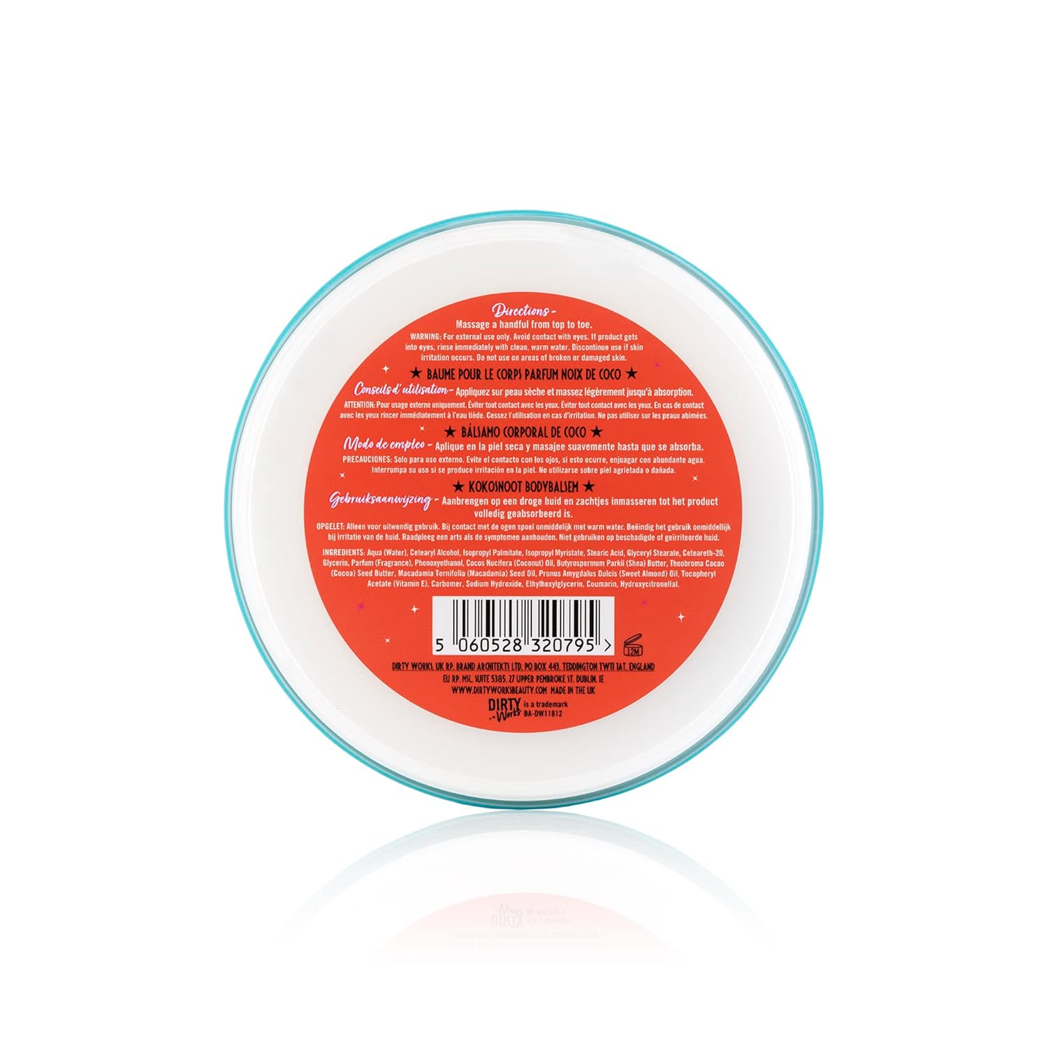 Bahama Balm-A Coconut Body Balm, Vegan Moisturiser, 200ml