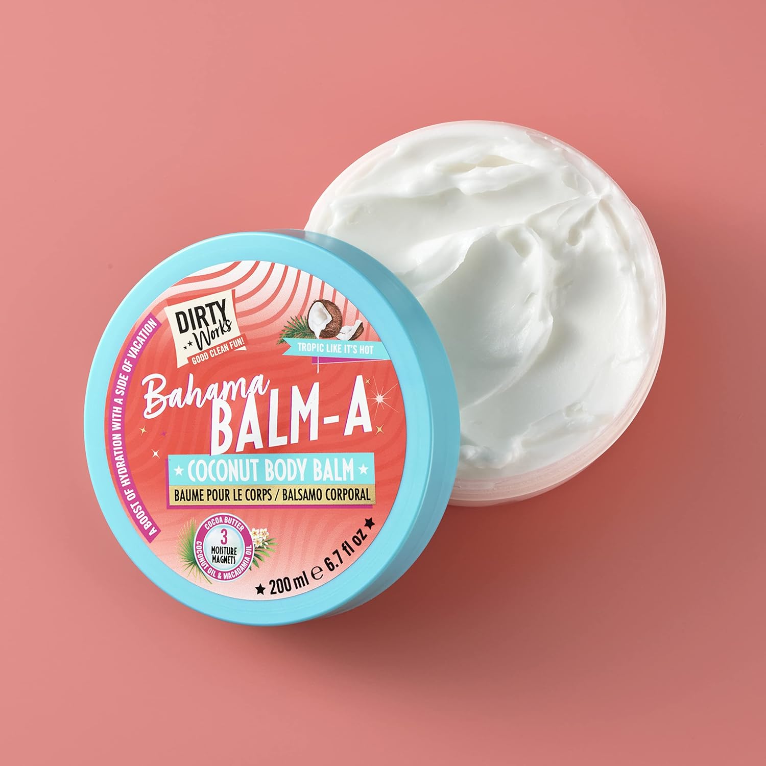 Bahama Balm-A Coconut Body Balm, Vegan Moisturiser, 200ml