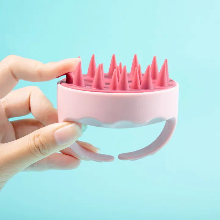 1pc Silicone Shampoo Brush Body Massage Brush Bath Shower Brush Salon Hairdressing Tool Scalp Massage Comb Hair Washing Comb