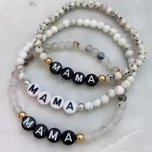custom name Bracelet Couple Bracelets for women/men custom Handmade Natural Stones Beads letter Bracelet Charm Jewelry Gifts