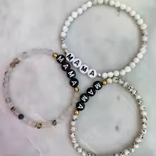 custom name Bracelet Couple Bracelets for women/men custom Handmade Natural Stones Beads letter Bracelet Charm Jewelry Gifts