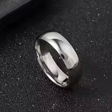 Titanium Pure Black Heavy Wait Ring For Any One Color Never Fade Never Rust