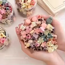 50PCS/Set Cute Hair Claws Small Size Mini Hairpin Hair Clips For Girls Korean Side Clip Bangs Clip Women Sweet Hair Accessories