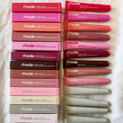 Rhode Lip Gloss – 8 shades SANTY TAN, Raspberry Jelly, Espresso, Peach Pit ,Guava Spritz , Ribbion Long-Lasting, Moisturizing, Non-Stick, – Plumping, Smooth, and Delicate for a Glass-Like Shine Rhode Dupe,Hydrating lipgloss