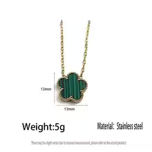 Fashionable Women Five Leaf Flower Gold Plated Pendant