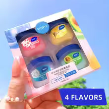 6 Pieces Set Vaseline Lip Balm Moisturizing Lip Mask Repairing Lips for Men and Women Fade Lip Lines Korea Lip Cream
