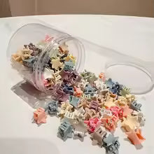 50PCS/Set Cute Hair Claws Small Size Mini Hairpin Hair Clips For Girls Korean Side Clip Bangs Clip Women Sweet Hair Accessories