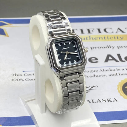 AQUILINE Fashion Women Luxury Stylish Girls watch Stainless-Steel Water-Resistant Female Watch for women Ladies