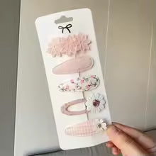 2025 Cute Flower Hairpins Set Children Baby Girls Kids Hair Clips Pin Barrettes Accessories Hairclip Headwear Headdress Ornament