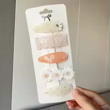 2025 Cute Flower Hairpins Set Children Baby Girls Kids Hair Clips Pin Barrettes Accessories Hairclip Headwear Headdress Ornament