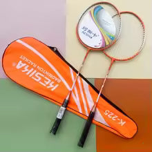 Badminton Set for Outdoor Backyard Games - 2 Badminton Rackets - 2 Shuttlecocks - Carry Bag - Complete Set for 2 Players