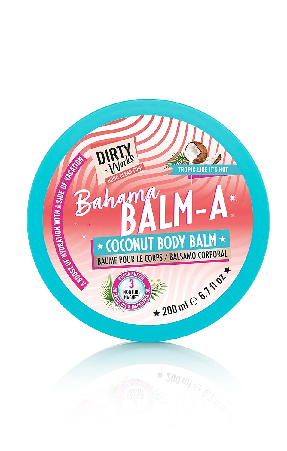 Bahama Balm-A Coconut Body Balm, Vegan Moisturiser, 200ml