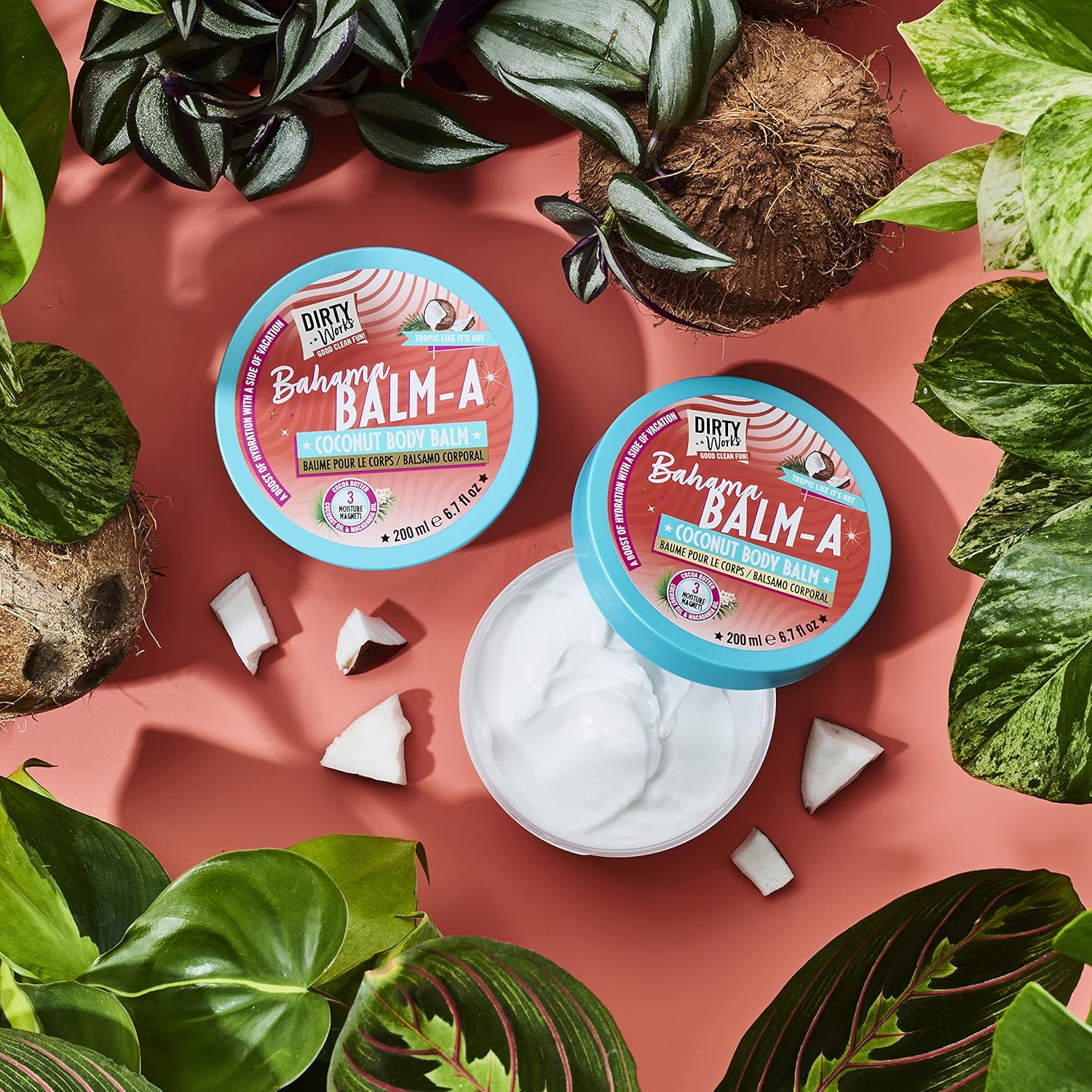 Bahama Balm-A Coconut Body Balm, Vegan Moisturiser, 200ml