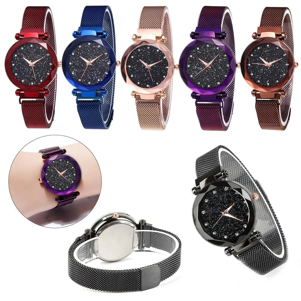 Fashion Magnetic Wrist Watch for Girls