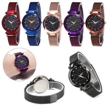 Fashion Magnetic Wrist Watch for Girls