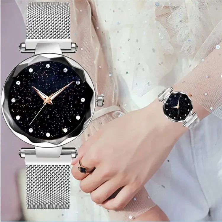 Fashion Magnetic Wrist Watch for Girls